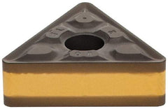 Iscar - TNMG332 TF Grade IC8150 Carbide Turning Insert - TiCN/Al2O3 Finish, 60° Triangle, 3/8" Inscr Circle, 3/16" Thick, 1/32" Corner Radius - Industrial Tool & Supply
