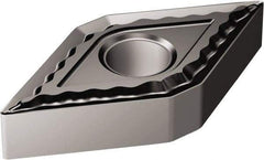Sandvik Coromant - DNMG431 QM Grade 1105 Carbide Turning Insert - TiAlN Finish, 55° Diamond, 1/2" Inscr Circle, 3/16" Thick, 1/64" Corner Radius - Industrial Tool & Supply