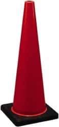 PRO-SAFE - 36" High, Orange Traffic Cone with Base - 15" Base Width, 10 Lb, PVC - Industrial Tool & Supply