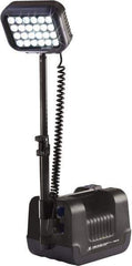 Pelican Products, Inc. - 12 Volt, 24 Watt, Electric, LED Portable Floor Work Light - 13.78" Cord, 1 Head, 1,000 & 2,000 Lumens, 15-3/4" Long x 7.87" Wide x 9.06" High - Industrial Tool & Supply