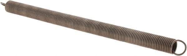 Associated Spring Raymond - 5/8" OD, Steel Extension Spring - 2.1 Lb/In Rating - Industrial Tool & Supply