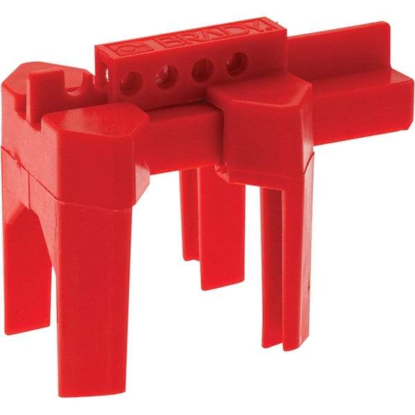 Brady - Pneumatic & Valve Lockouts Type: Handle-On Ball Valve Lockout Maximum Pipe Diameter (Inch): 2-1/2 - Industrial Tool & Supply