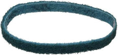 3M - 1/2" Wide x 12" OAL, Aluminum Oxide Abrasive Belt - Aluminum Oxide, Very Fine, Nonwoven, Series SC-BS - Industrial Tool & Supply