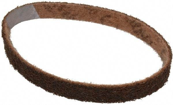 3M - 3/4" Wide x 18" OAL, Aluminum Oxide Abrasive Belt - Aluminum Oxide, Coarse, Nonwoven, Series SC-BS - Industrial Tool & Supply