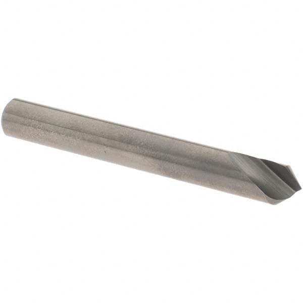 OSG - 1/4" Head Diam, 1/4" Shank Diam, 1 Flute 90° Solid Carbide Countersink - Industrial Tool & Supply