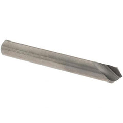 OSG - 1/4" Head Diam, 1/4" Shank Diam, 1 Flute 90° Solid Carbide Countersink - Industrial Tool & Supply