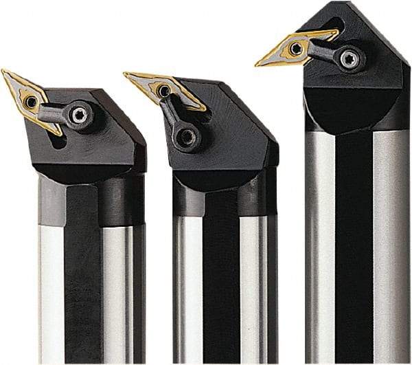 Seco - 48mm Min Bore Diam, 300mm OAL, 32mm Shank Diam, S-MVLN Indexable Boring Bar - 50mm Max Bore Depth, VN.. 1604.. Insert, Pin & Clamp Holding Method - Industrial Tool & Supply