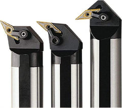 Seco - 48mm Min Bore Diam, 300mm OAL, 32mm Shank Diam, S-MVLN Indexable Boring Bar - 50mm Max Bore Depth, VN.. 1604.. Insert, Pin & Clamp Holding Method - Industrial Tool & Supply