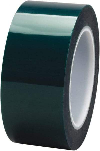 3M - 2" x 72 Yds, Green Polyester Film Masking Tape - Series 8992, 3.2 mil Thick, 37 Lb/Inch Tensile Strength - Industrial Tool & Supply