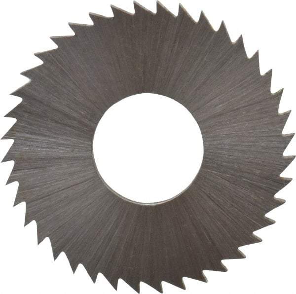 Controx - 1" Diam x 1/16" Blade Thickness x 3/8" Arbor Hole Diam, 40 Tooth Slitting and Slotting Saw - Arbor Connection, Right Hand, Uncoated, Cobalt, Concave Ground, Contains Keyway - Industrial Tool & Supply