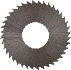 Controx - 1" Diam x 1/16" Blade Thickness x 3/8" Arbor Hole Diam, 40 Tooth Slitting and Slotting Saw - Arbor Connection, Right Hand, Uncoated, Cobalt, Concave Ground, Contains Keyway - Industrial Tool & Supply