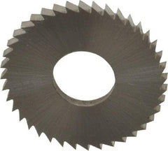 Controx - 1" Diam x 0.0781" Blade Thickness x 3/8" Arbor Hole Diam, 40 Tooth Slitting and Slotting Saw - Arbor Connection, Right Hand, Uncoated, Cobalt, Concave Ground, Contains Keyway - Industrial Tool & Supply