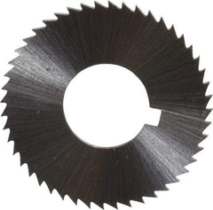 Controx - 1-1/4" Diam x 0.0469" Blade Thickness x 1/2" Arbor Hole Diam, 48 Tooth Slitting and Slotting Saw - Arbor Connection, Right Hand, Uncoated, Cobalt, Concave Ground, Contains Keyway - Industrial Tool & Supply