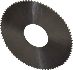 Controx - 1-1/2" Diam x 0.025" Blade Thickness x 1/2" Arbor Hole Diam, 80 Tooth Slitting & Slotting Saw - Arbor Connection, Right Hand, Uncoated, M2 High Speed Steel, Concave Ground - Industrial Tool & Supply