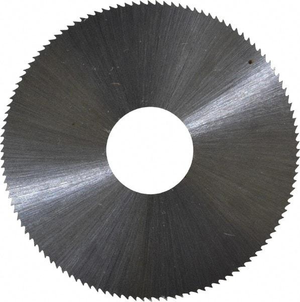 Controx - 1-3/4" Diam x 0.0156" Blade Thickness x 1/2" Arbor Hole Diam, 120 Tooth Slitting and Slotting Saw - Arbor Connection, Right Hand, Uncoated, Cobalt, Concave Ground - Industrial Tool & Supply