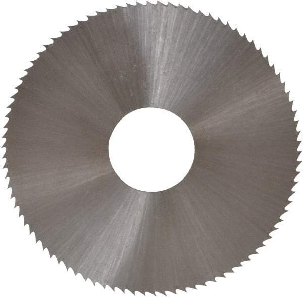 Controx - 1-3/4" Diam x 0.018" Blade Thickness x 1/2" Arbor Hole Diam, 90 Tooth Slitting and Slotting Saw - Arbor Connection, Right Hand, Uncoated, High Speed Steel, Concave Ground - Industrial Tool & Supply