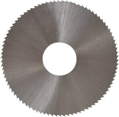 Controx - 1-3/4" Diam x 0.018" Blade Thickness x 1/2" Arbor Hole Diam, 90 Tooth Slitting and Slotting Saw - Arbor Connection, Right Hand, Uncoated, High Speed Steel, Concave Ground - Industrial Tool & Supply