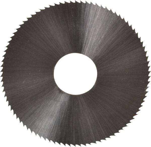 Controx - 1-3/4" Diam x 0.025" Blade Thickness x 1/2" Arbor Hole Diam, 90 Tooth Slitting & Slotting Saw - Arbor Connection, Right Hand, Uncoated, M2 High Speed Steel, Concave Ground - Industrial Tool & Supply