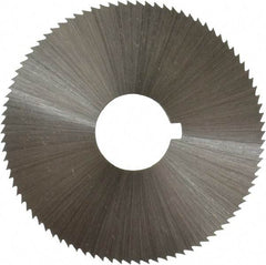 Controx - 1-3/4" Diam x 0.04" Blade Thickness x 1/2" Arbor Hole Diam, 90 Tooth Slitting and Slotting Saw - Arbor Connection, Right Hand, Uncoated, Cobalt, Concave Ground, Contains Keyway - Industrial Tool & Supply