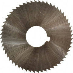 Controx - 1-3/4" Diam x 0.0469" Blade Thickness x 1/2" Arbor Hole Diam, 56 Tooth Slitting and Slotting Saw - Arbor Connection, Right Hand, Uncoated, Cobalt, Concave Ground, Contains Keyway - Industrial Tool & Supply