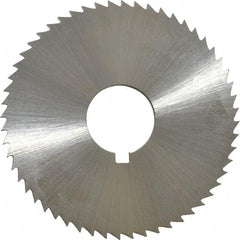 Controx - 1-3/4" Diam x 0.0781" Blade Thickness x 1/2" Arbor Hole Diam, 56 Tooth Slitting and Slotting Saw - Arbor Connection, Right Hand, Uncoated, Cobalt, Concave Ground, Contains Keyway - Industrial Tool & Supply