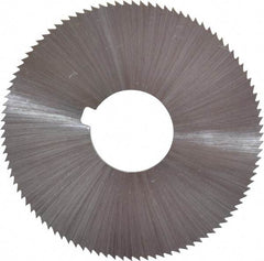 Controx - 1-3/4" Diam x 0.0938" Blade Thickness x 1/2" Arbor Hole Diam, 56 Tooth Slitting and Slotting Saw - Arbor Connection, Right Hand, Uncoated, Cobalt, Concave Ground, Contains Keyway - Industrial Tool & Supply