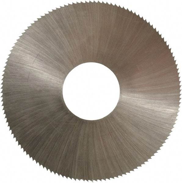 Controx - 2" Diam x 0.014" Blade Thickness x 5/8" Arbor Hole Diam, 132 Tooth Slitting and Slotting Saw - Arbor Connection, Right Hand, Uncoated, High Speed Steel, Concave Ground - Industrial Tool & Supply