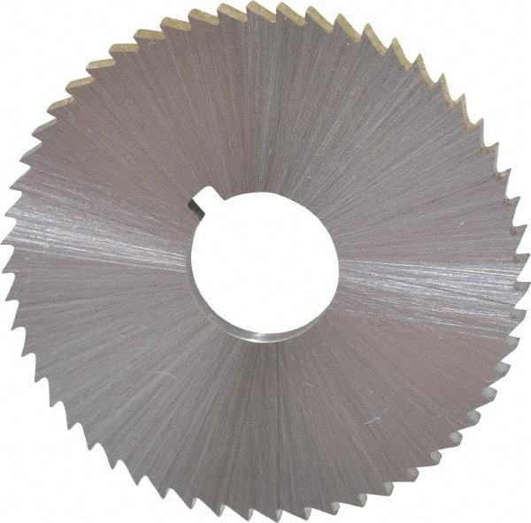 Controx - 2" Diam x 0.0156" Blade Thickness x 5/8" Arbor Hole Diam, 132 Tooth Slitting and Slotting Saw - Arbor Connection, Right Hand, Uncoated, High Speed Steel, Concave Ground - Industrial Tool & Supply