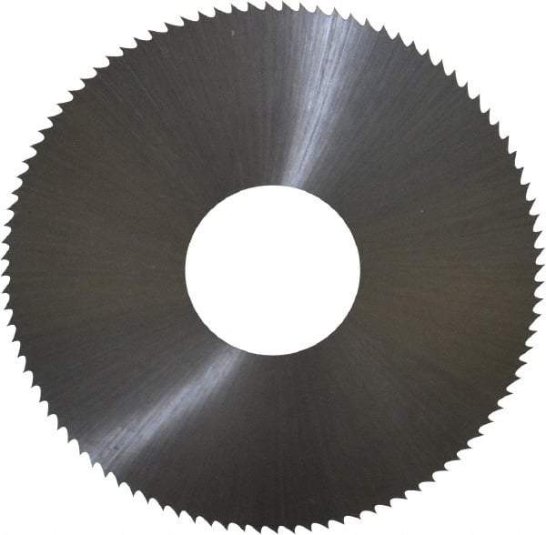 Controx - 2" Diam x 0.02" Blade Thickness x 5/8" Arbor Hole Diam, 100 Tooth Slitting and Slotting Saw - Arbor Connection, Right Hand, Uncoated, High Speed Steel, Concave Ground - Industrial Tool & Supply