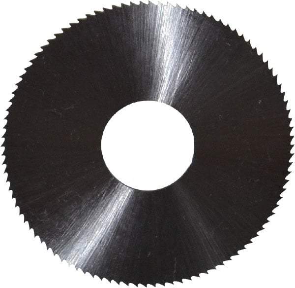 Controx - 2" Diam x 0.0313" Blade Thickness x 5/8" Arbor Hole Diam, 100 Tooth Slitting & Slotting Saw - Arbor Connection, Right Hand, Uncoated, M2 High Speed Steel, Concave Ground - Industrial Tool & Supply