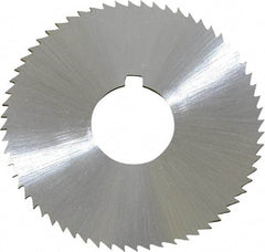 Controx - 2" Diam x 0.0469" Blade Thickness x 5/8" Arbor Hole Diam, 64 Tooth Slitting and Slotting Saw - Arbor Connection, Right Hand, Uncoated, Cobalt, Concave Ground, Contains Keyway - Industrial Tool & Supply