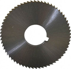 Controx - 2" Diam x 1/8" Blade Thickness x 5/8" Arbor Hole Diam, 64 Tooth Slitting and Slotting Saw - Arbor Connection, Right Hand, Uncoated, Cobalt, Concave Ground, Contains Keyway - Industrial Tool & Supply