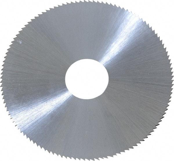 Controx - 2-1/2" Diam x 0.025" Blade Thickness x 5/8" Arbor Hole Diam, 120 Tooth Slitting & Slotting Saw - Arbor Connection, Right Hand, Uncoated, M2 High Speed Steel, Concave Ground - Industrial Tool & Supply