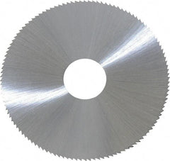 Controx - 2-1/2" Diam x 0.0313" Blade Thickness x 5/8" Arbor Hole Diam, 120 Tooth Slitting & Slotting Saw - Arbor Connection, Right Hand, Uncoated, M2 High Speed Steel, Concave Ground - Industrial Tool & Supply