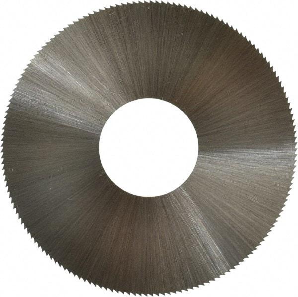 Controx - 3" Diam x 0.014" Blade Thickness x 1" Arbor Hole Diam, 160 Tooth Slitting and Slotting Saw - Arbor Connection, Right Hand, Uncoated, High Speed Steel, Concave Ground - Industrial Tool & Supply