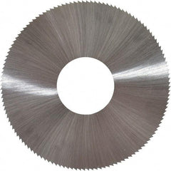 Controx - 3" Diam x 0.02" Blade Thickness x 1" Arbor Hole Diam, 160 Tooth Slitting and Slotting Saw - Arbor Connection, Right Hand, Uncoated, High Speed Steel, Concave Ground - Industrial Tool & Supply