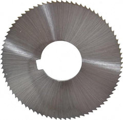 Controx - 3" Diam x 0.025" Blade Thickness x 1" Arbor Hole Diam, 128 Tooth Slitting & Slotting Saw - Arbor Connection, Right Hand, Uncoated, M2 High Speed Steel, Concave Ground - Industrial Tool & Supply