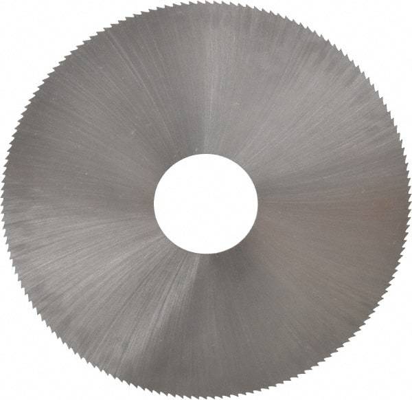 Controx - 4" Diam x 0.02" Blade Thickness x 1" Arbor Hole Diam, 160 Tooth Slitting and Slotting Saw - Arbor Connection, Right Hand, Uncoated, Cobalt, Concave Ground - Industrial Tool & Supply