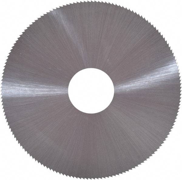 Controx - 4" Diam x 0.0938" Blade Thickness x 1" Arbor Hole Diam, 80 Tooth Slitting and Slotting Saw - Arbor Connection, Right Hand, Uncoated, Cobalt, Concave Ground, Contains Keyway - Industrial Tool & Supply