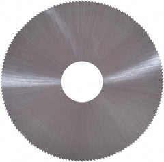 Controx - 4" Diam x 0.0938" Blade Thickness x 1" Arbor Hole Diam, 80 Tooth Slitting and Slotting Saw - Arbor Connection, Right Hand, Uncoated, Cobalt, Concave Ground, Contains Keyway - Industrial Tool & Supply