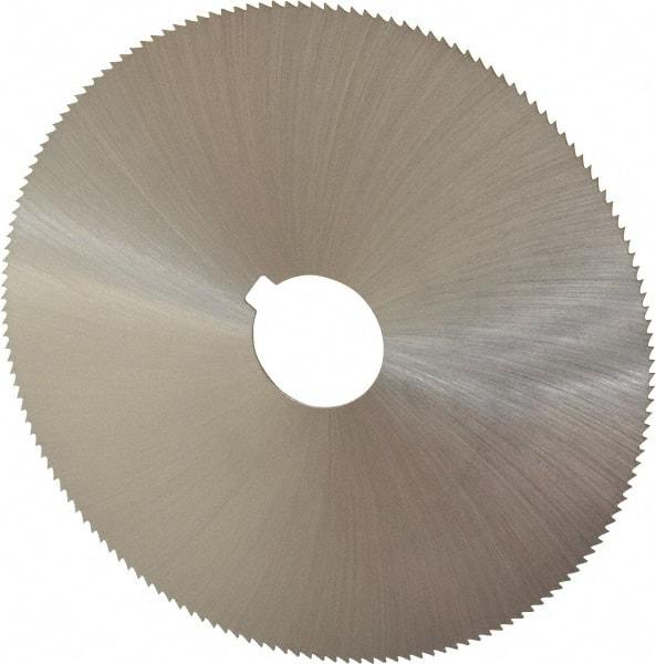 Controx - 5" Diam x 0.04" Blade Thickness x 1" Arbor Hole Diam, 160 Tooth Slitting and Slotting Saw - Arbor Connection, Right Hand, Uncoated, Cobalt, Concave Ground, Contains Keyway - Industrial Tool & Supply