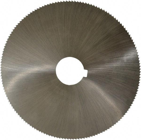 Controx - 5" Diam x 0.0469" Blade Thickness x 1" Arbor Hole Diam, 160 Tooth Slitting and Slotting Saw - Arbor Connection, Right Hand, Uncoated, Cobalt, Concave Ground, Contains Keyway - Industrial Tool & Supply