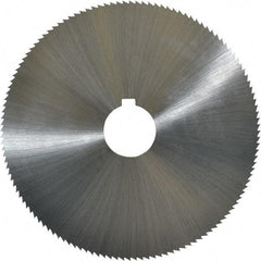 Controx - 5" Diam x 1/16" Blade Thickness x 1" Arbor Hole Diam, 128 Tooth Slitting and Slotting Saw - Arbor Connection, Right Hand, Uncoated, Cobalt, Concave Ground, Contains Keyway - Industrial Tool & Supply