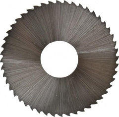 Controx - 2" Diam x 0.04" Blade Thickness x 5/8" Arbor Hole Diam, 48 Tooth Slitting and Slotting Saw - Arbor Connection, Right Hand, Uncoated, Cobalt, 15° Rake, Concave Ground, Contains Keyway - Industrial Tool & Supply