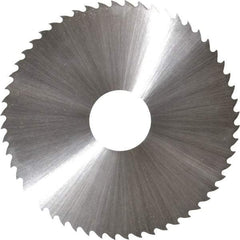 Controx - 2-1/2" Diam x 0.025" Blade Thickness x 5/8" Arbor Hole Diam, 56 Tooth Slitting & Slotting Saw - Arbor Connection, Right Hand, Uncoated, M2 High Speed Steel, 15° Rake, Concave Ground - Industrial Tool & Supply