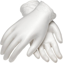 ‎64-V2000PF/XXL Disposable Gloves - Ambi-Dex Disposable Vinyl - Industrial Grade - Clear - PF - 4 mil - Exact Industrial Supply