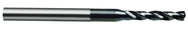 1.3mm Dia-Carbide Micro 4XD Drill-140° Point-Bright - Industrial Tool & Supply