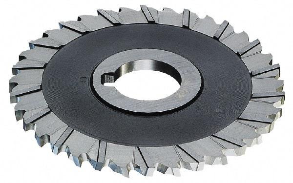 Controx - 5" Blade Diam x x 0.0781" Blade Thickness, 1" Hole, 40 Teeth, Cobalt Side Chip Saw - Staggered Tooth, Arbor Connection, Right Hand Cut, Uncoated, with Keyway - Industrial Tool & Supply