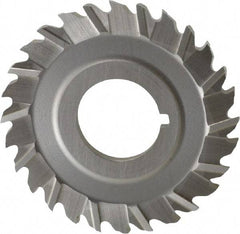 Controx - 2-1/2" Blade Diam x 1/8" Blade Thickness, 7/8" Hole, 28 Teeth, Cobalt Side Chip Saw - Staggered Tooth, Arbor Connection, Right Hand Cut, Uncoated, with Keyway - Industrial Tool & Supply