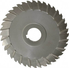 Controx - 5" Blade Diam x 1/8" Blade Thickness, 1" Hole, 40 Teeth, Cobalt Side Chip Saw - Staggered Tooth, Arbor Connection, Right Hand Cut, Uncoated, with Keyway - Industrial Tool & Supply